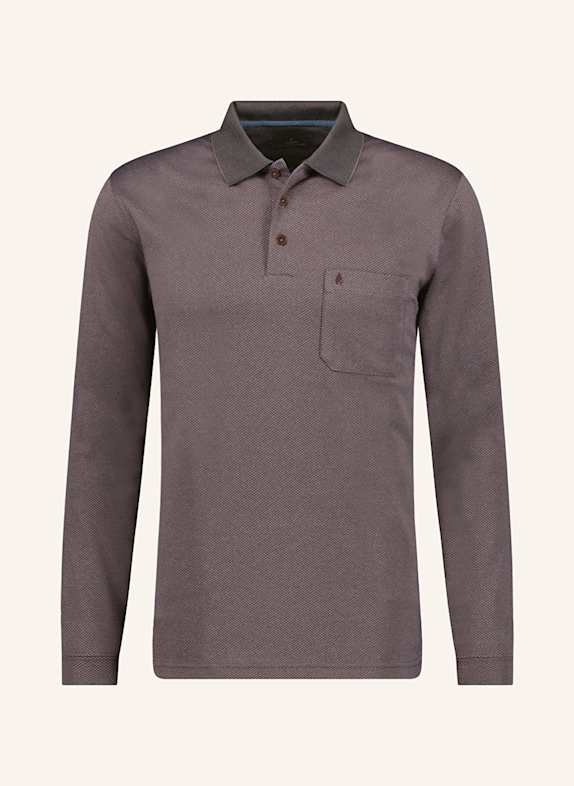 RAGMAN Poloshirt DUNKELBRAUN