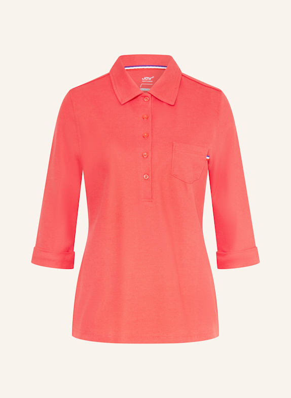 JOY sportswear Piqué-Poloshirt GISELE mit 3/4-Arm HELLROT