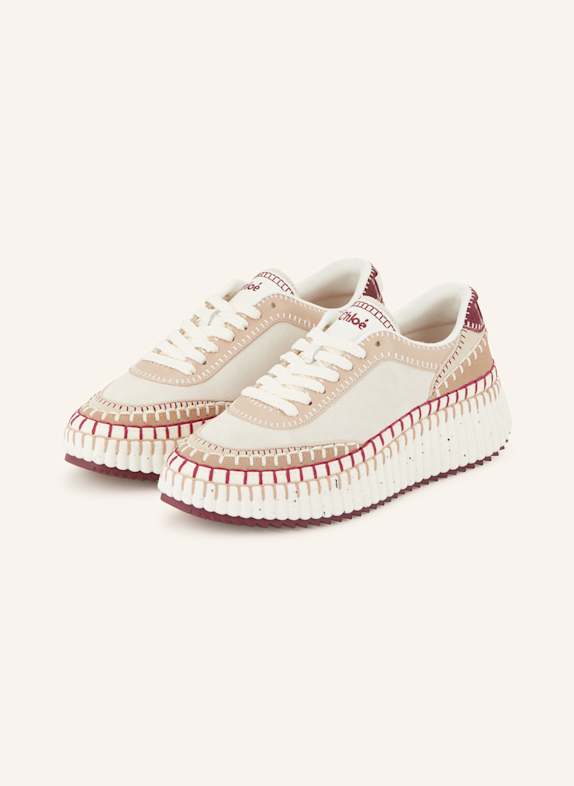 Chloé Sneaker NAMA 95U Beige - Purple 1