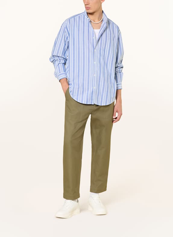 HUGO Overhemd EBILL Comfort Fit LICHTBLAUW / WIT