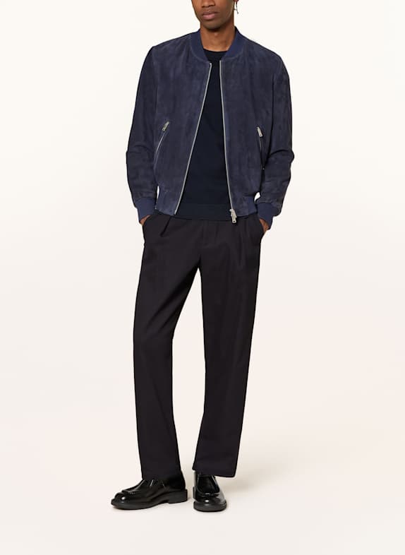 ARMA Leren jas DIDIER DONKERBLAUW