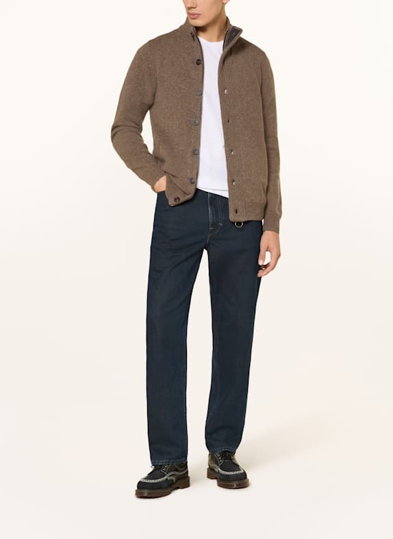 Barbour Gebreid vest ESSENTIAL BRUIN