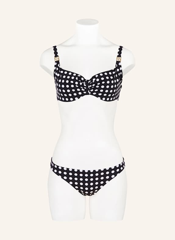CHANTELLE Bikini top met beugels SAUVAGE ZWART / WIT