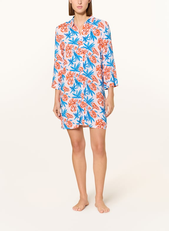 CHANTELLE Hemdblusenkleid PASSIONATE HELLROSA / TÜRKIS / ORANGE