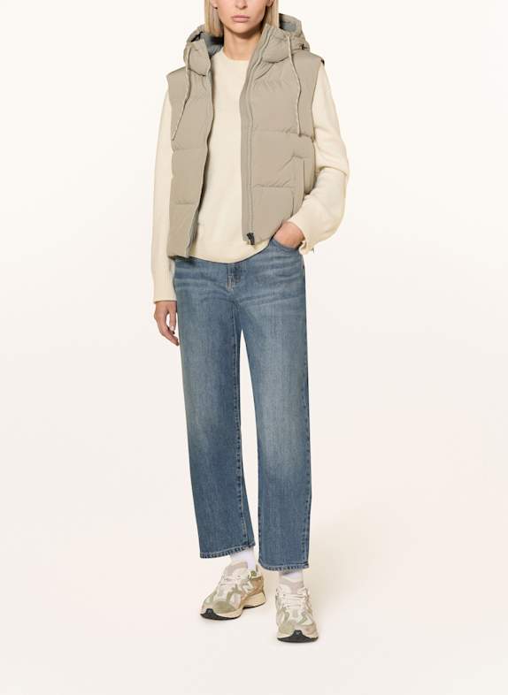 ELBSAND Steppweste TARI HELLGRÜN