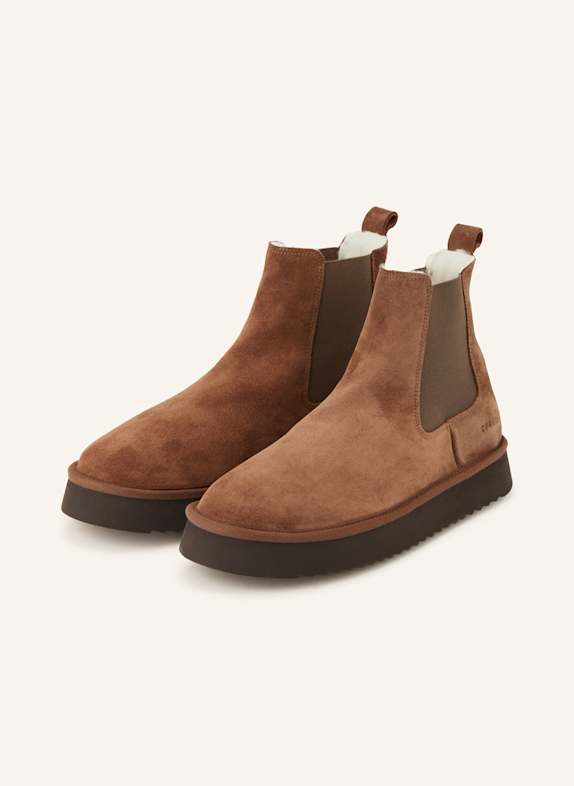 COPENHAGEN STUDIOS Chelsea-Boots CPH258M BRAUN