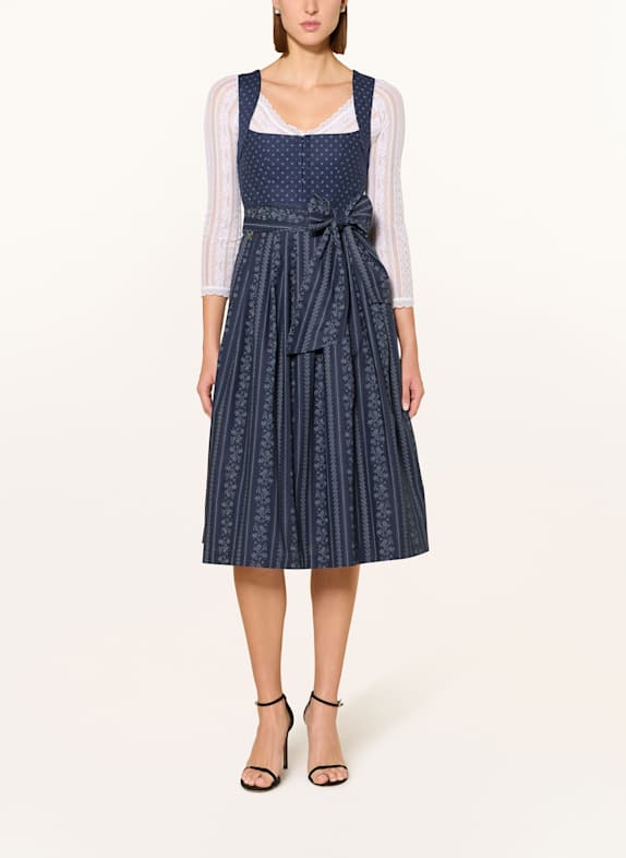 CocoVero Dirndl HERMINE BLEU FONCÉ / BLEU CLAIR