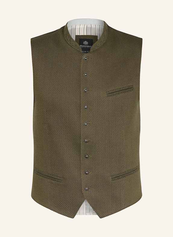 Hammerschmid Trachtenweste MIRKO Slim Fit OLIV