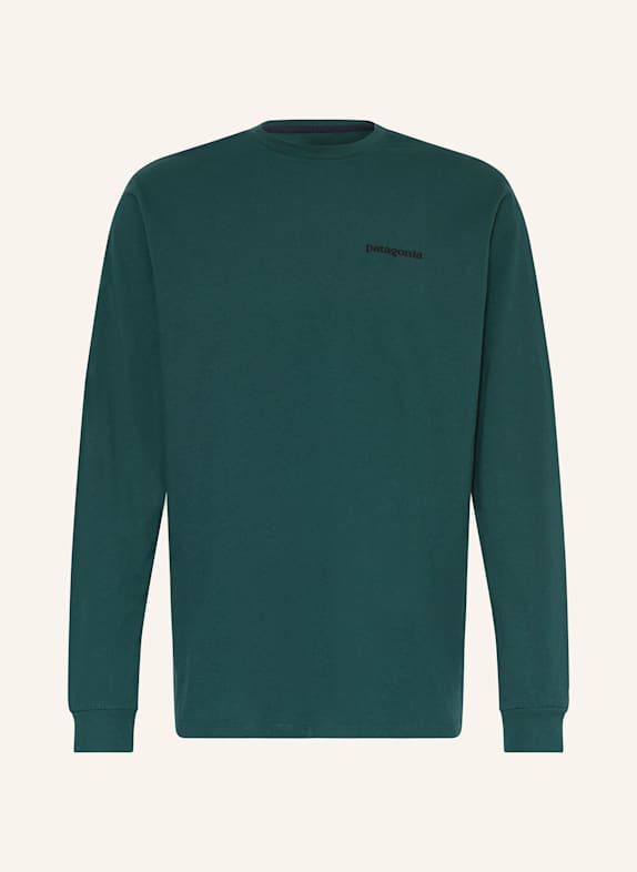 patagonia Longsleeve P-6 DUNKELGRÜN