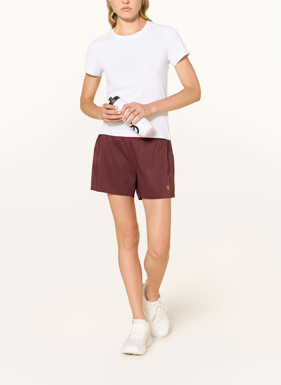 ciele athletics 2-in-1 hardloopshort TRNSHORT4 BRIEF DONKERROOD