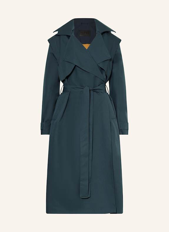 BRGN Płaszcz przeciwdeszczowy REGNDRÅPE GRANATOWY