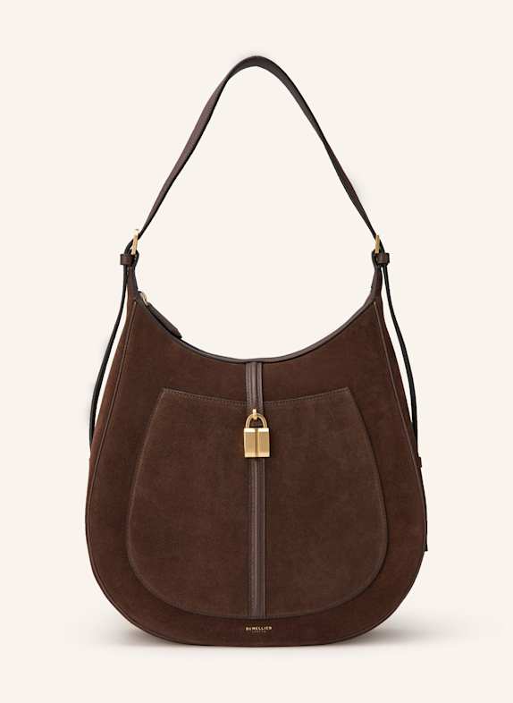 DEMELLIER SIENA pouch bag BROWN