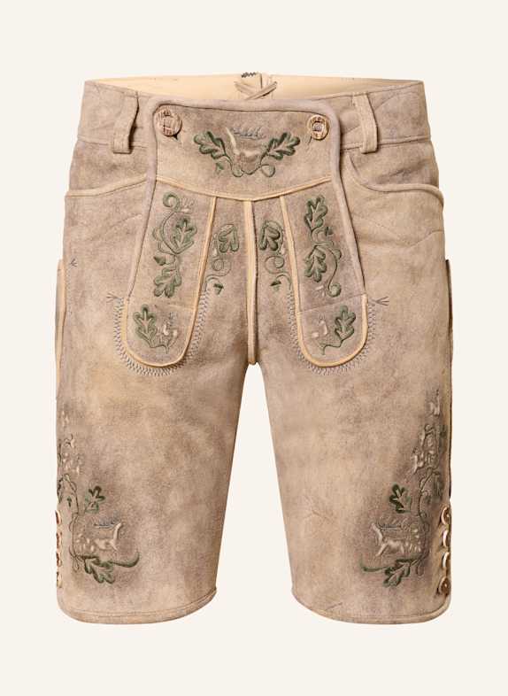 BECKERT Trachten-Lederhose LUSTENAU ECRU