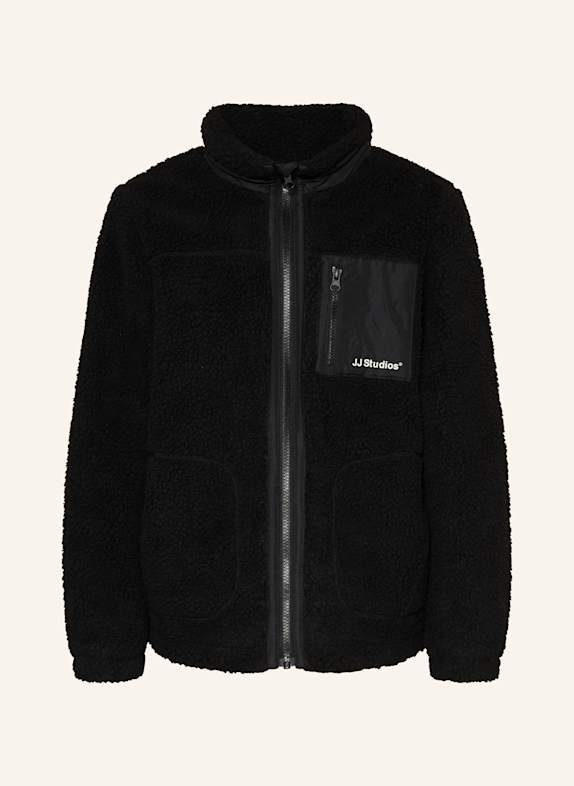 JACK&JONES Veste en fourrure synthétique JJESOHO NOIR