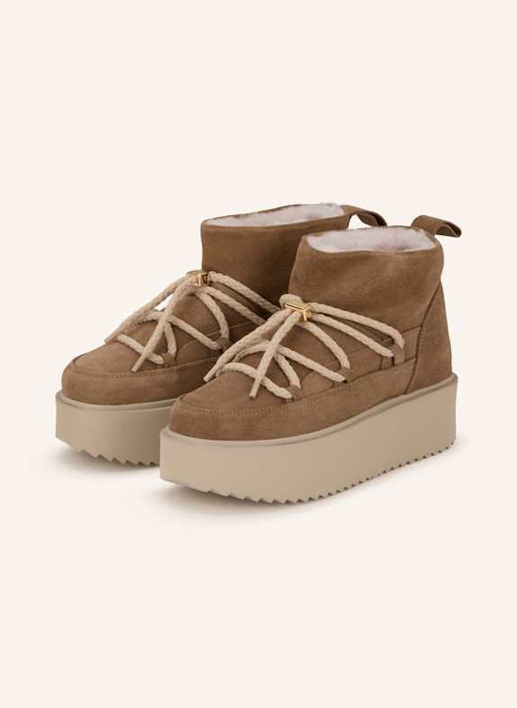 INUIKII Plateau-Boots BEIGE