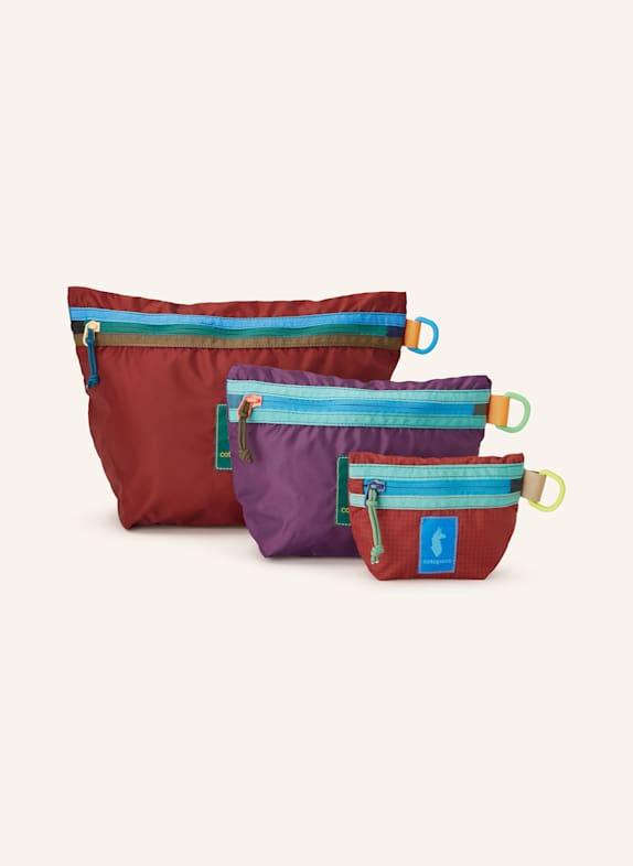 cotopaxi set of 3 CUBOS packing aids DARK RED/ PURPLE