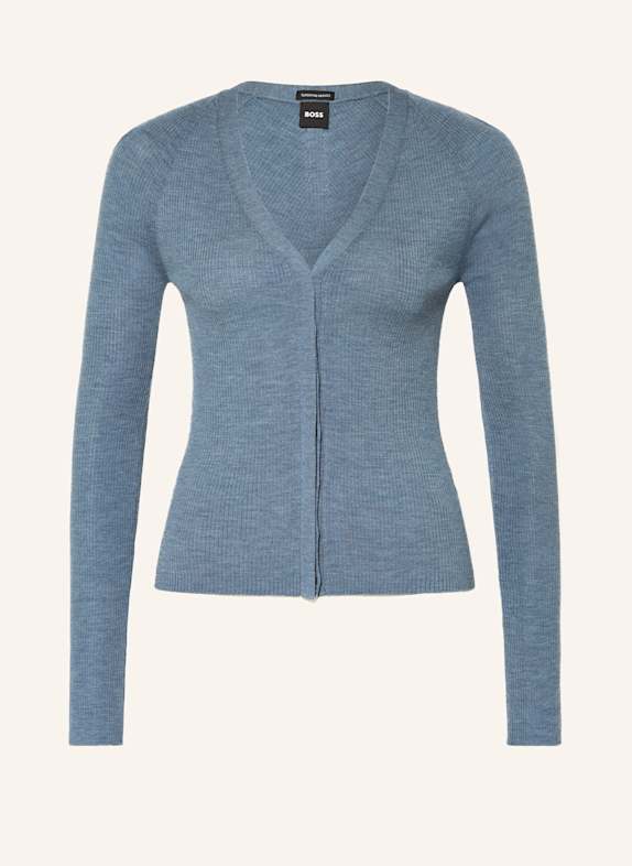BOSS Strickjacke FRIVA BLAU