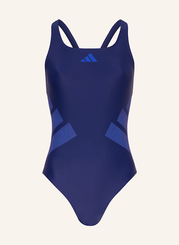 adidas Strój kąpielowy LOGO C-BACK GRANATOWY/ NIEBIESKI