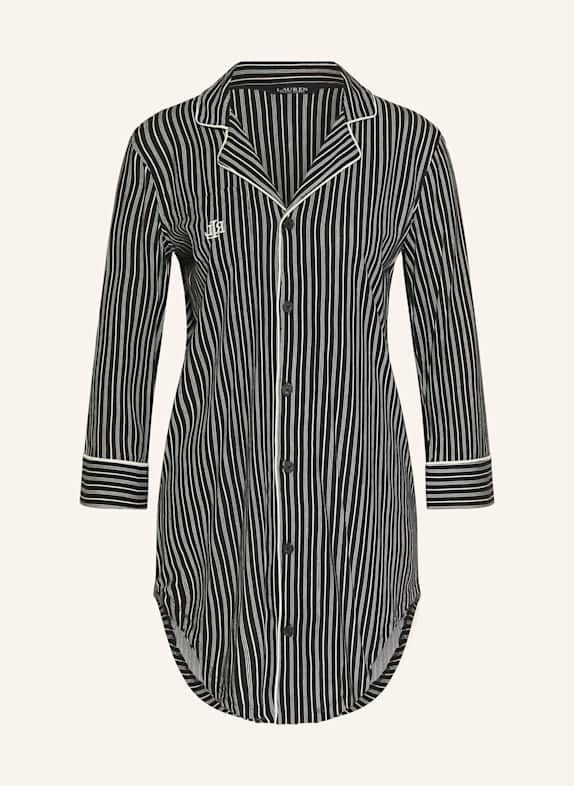 Nastavení ochrany osobních údajů Noční košile ČERNÁ/ BÍLÁ