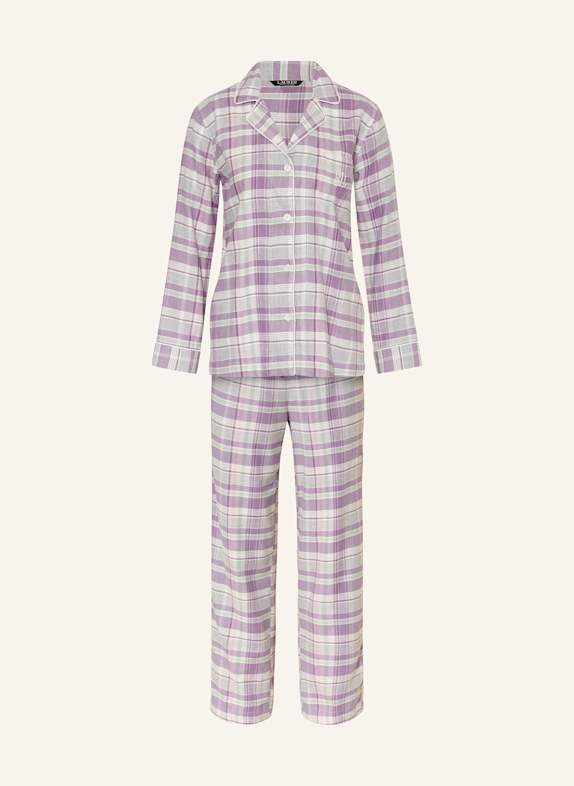 Youth Sportstyle T-Shirt Flannel pajamas ECRU/ LIGHT PURPLE/ MINT