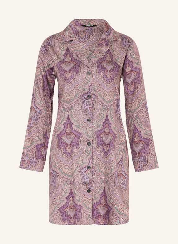 Nastavení ochrany osobních údajů Noční košile FIALOVÁ/ SVĚTLE FIALOVÁ/ MÁTOVÁ