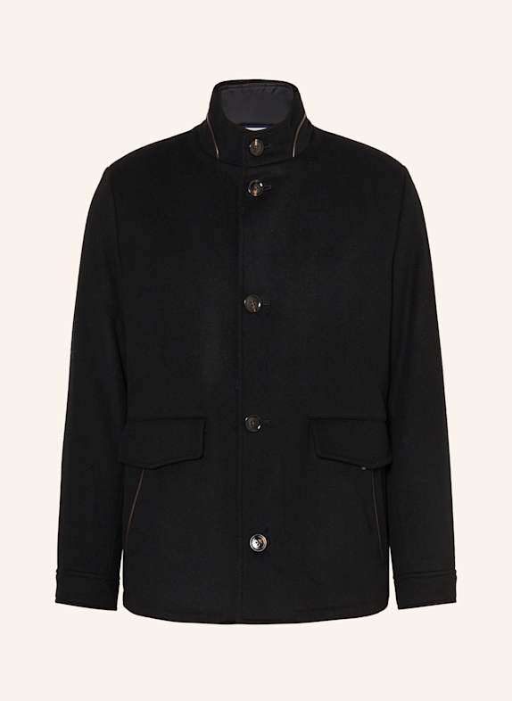 bugatti Fieldjacket mit Blende SCHWARZ