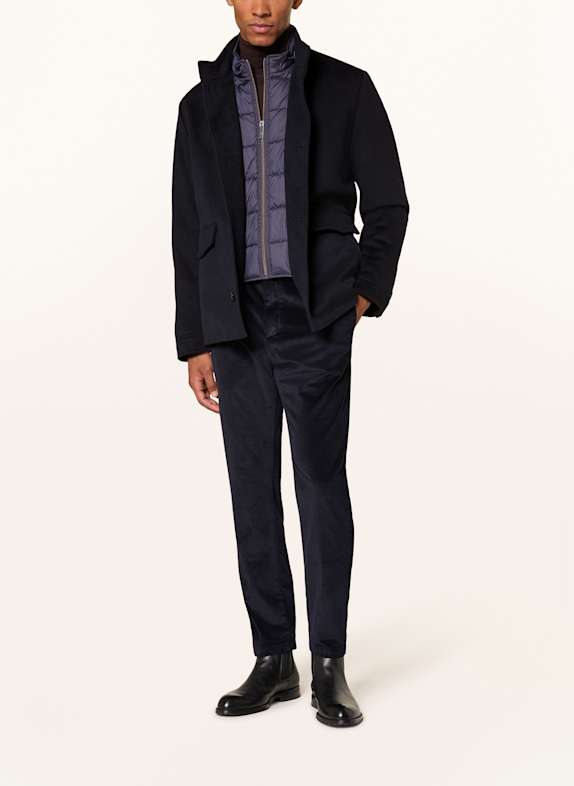 bugatti Fieldjacket met bies DONKERBLAUW