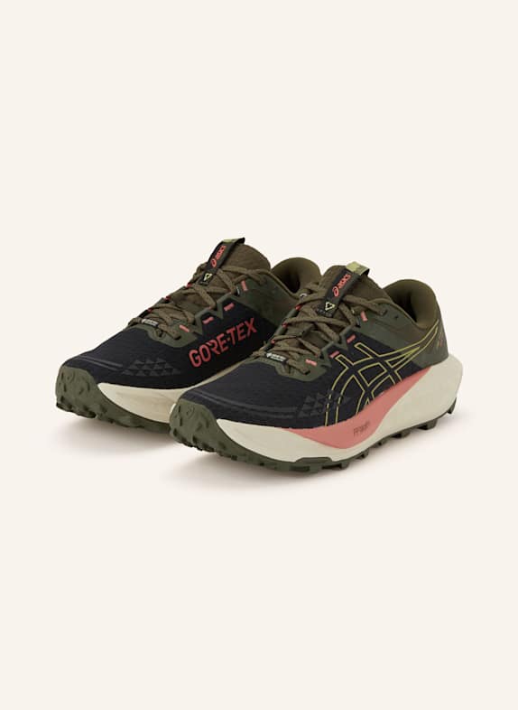 ASICS Trailrunning-Schuhe GEL-TRABUCO 13 GTX SCHWARZ / KHAKI / HELLROT