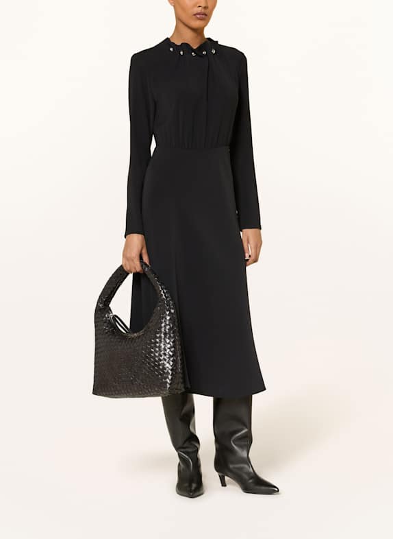 ARMANI EXCHANGE Kleid mit Nieten SCHWARZ