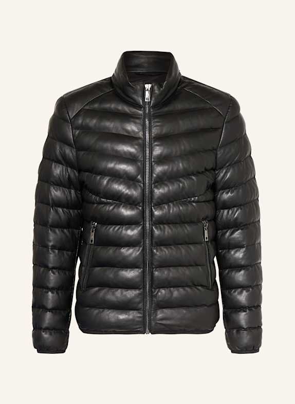 MILESTONE Lederjacke MSHENDRIK mit DUPONT™ SORONA®-Isolierung SCHWARZ