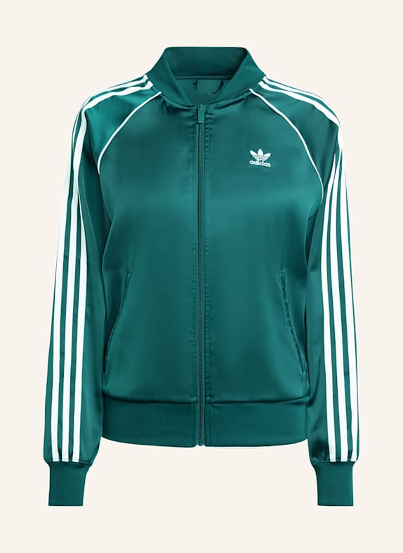 adidas Originals Trainingsjacke SST ADICOLOR aus Satin DUNKELGRÜN