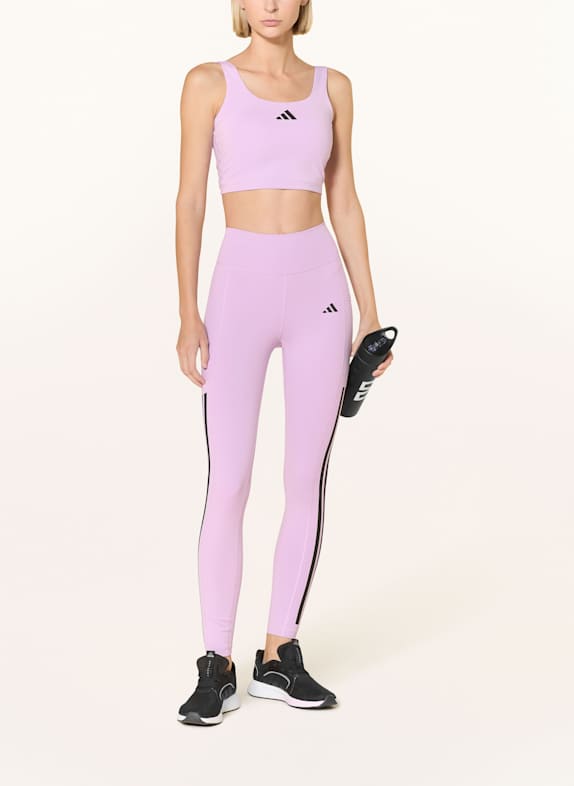 adidas Tights OPTIME 3-STRIPES HELLLILA