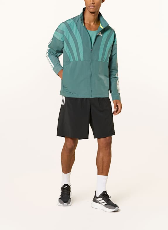 adidas Hardloopjack ADIZERO ARCHIVE PETROL / MINT