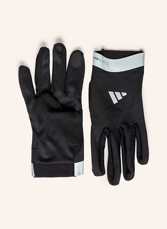adidas Rękawiczki sportowe RUNNING CLIMAWARM umożliwiające obsługę ekranów dotykowych CZARNY