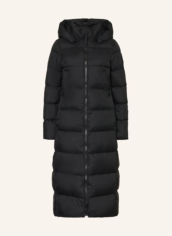 CANADA GOOSE Daunenmäntel MYSTIQUE mit abnehmbarer Kapuze SCHWARZ