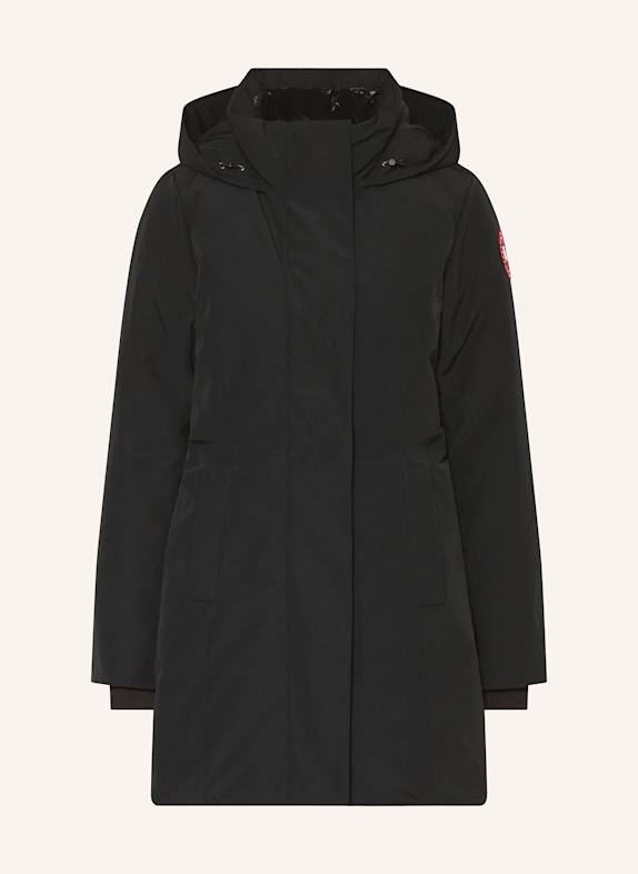 CANADA GOOSE LESLIE down parka BLACK