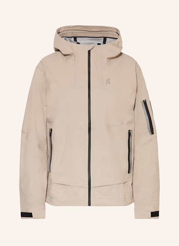 On TREK outdoor jacket TAUPE