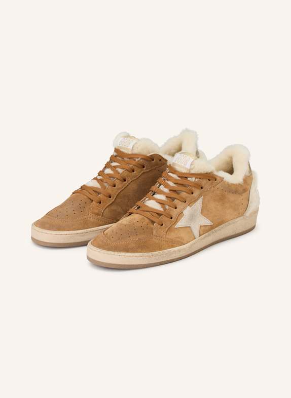 GOLDEN GOOSE Sneakersy BALL STAR KONIAKOWY/ KREMOWY