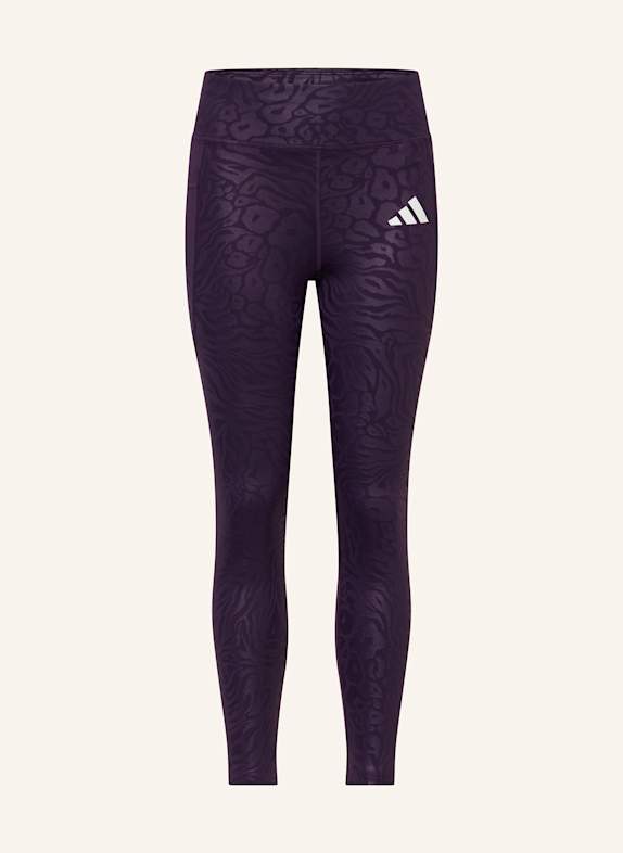 adidas Legginsy ALL SPORTS OPTIME ANIMAL PRINT FIOLETOWY