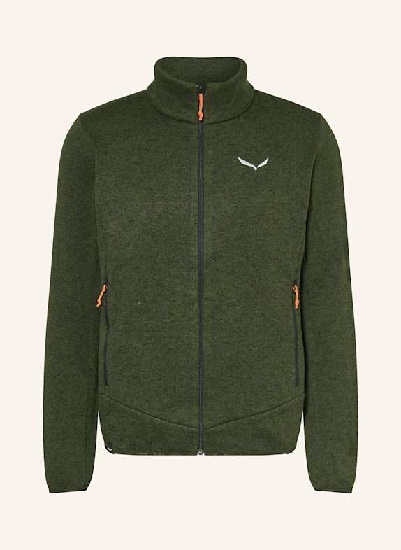 SALEWA Strick-Fleecejacke PUEZ ROCCA POLARLITE GRÜN