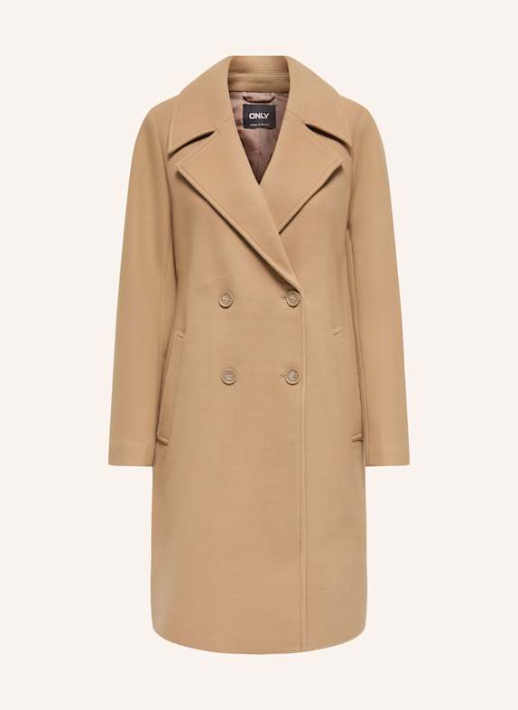 ONLY Mantel HELLBRAUN