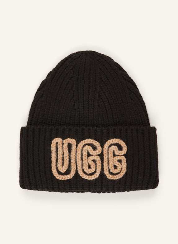 UGG Čepice ČERNÁ