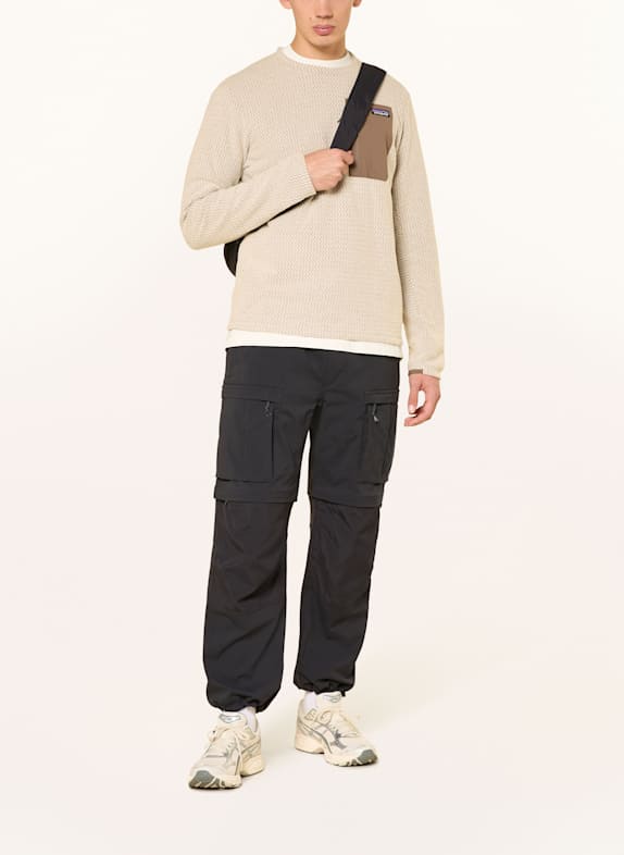 patagonia Fleecepullover R1® AIR CREME / GRAU / KHAKI
