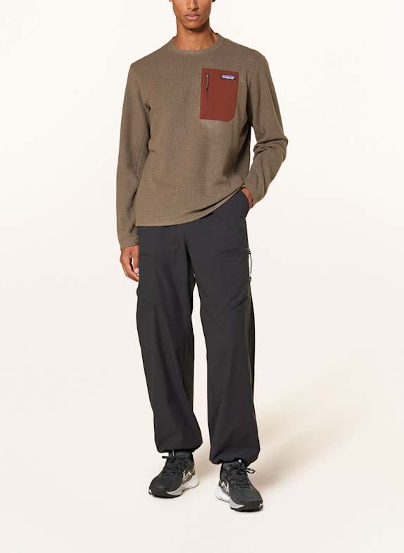 patagonia Fleecepullover R1® AIR BRAUN