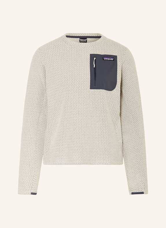 patagonia Fleecepullover R1® AIR WEISS / GRAU