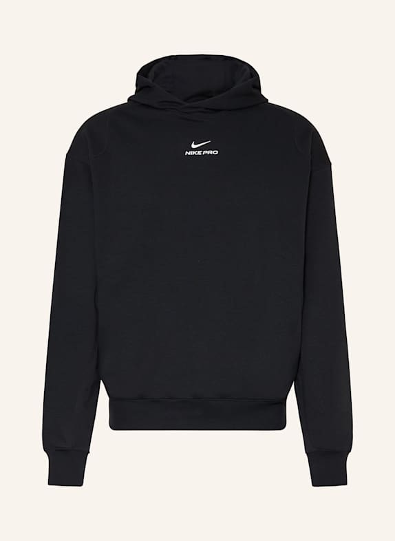 Nike Bluza z kapturem PRO CZARNY