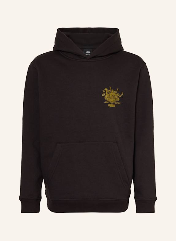 VANS Hoodie SCRATCED RECORDS SCHWARZ