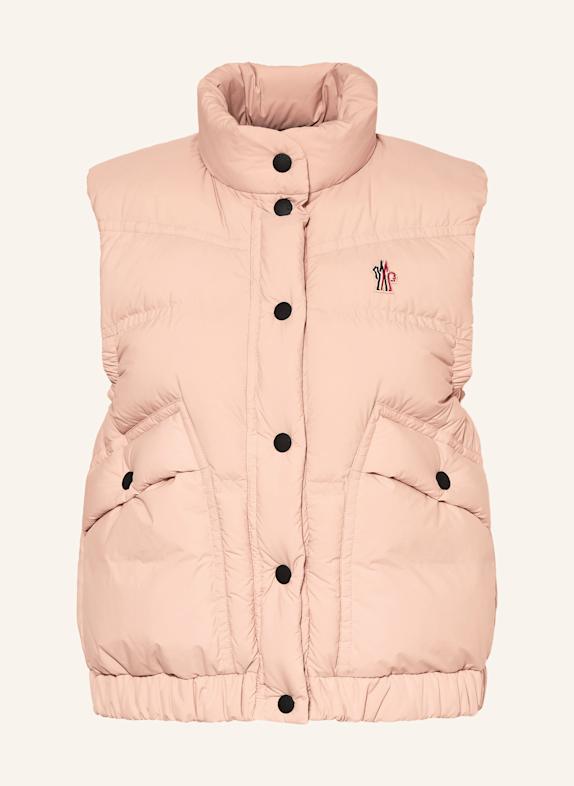 MONCLER GRENOBLE Daunenweste BAISE ROSÉ