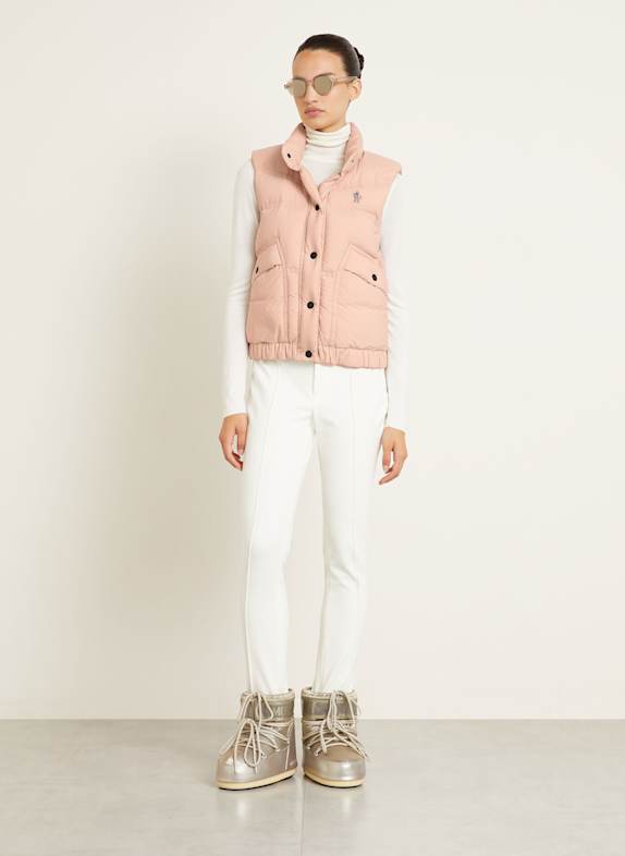 MONCLER GRENOBLE Daunenweste BAISE ROSÉ