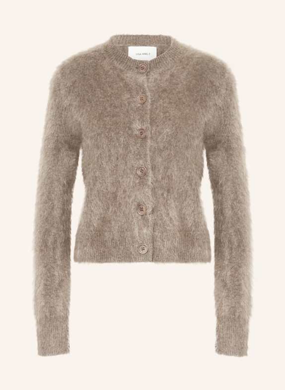 LISA YANG Strickjacke AZALEA aus Cashmere BRAUN